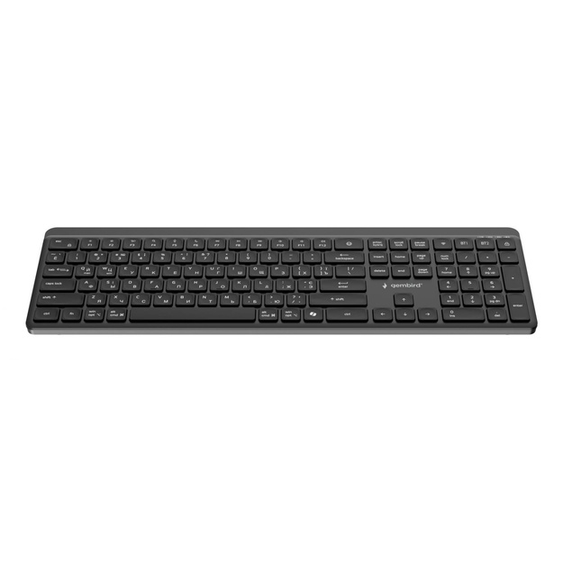 KEYBOARD WRL SLIM BT CYRILLIC/KB-WPS-03-CYRL GEMBIRD
