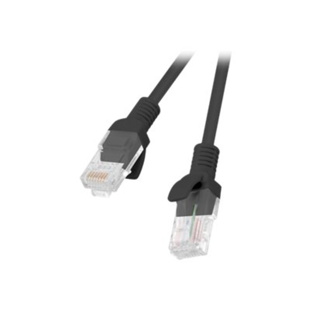 LANBERG PCU5-20CC-0025-BK Patchcord RJ45 cat. 5e UTP 0.25m black 10-Pack