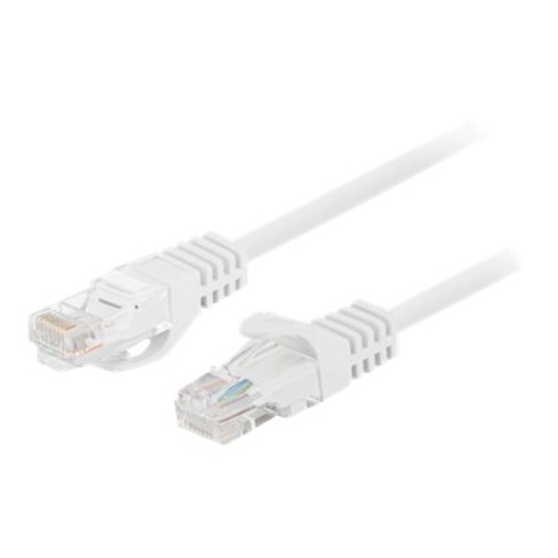 LANBERG Patchcord Cat.6 UTP 1m white 10-pack
