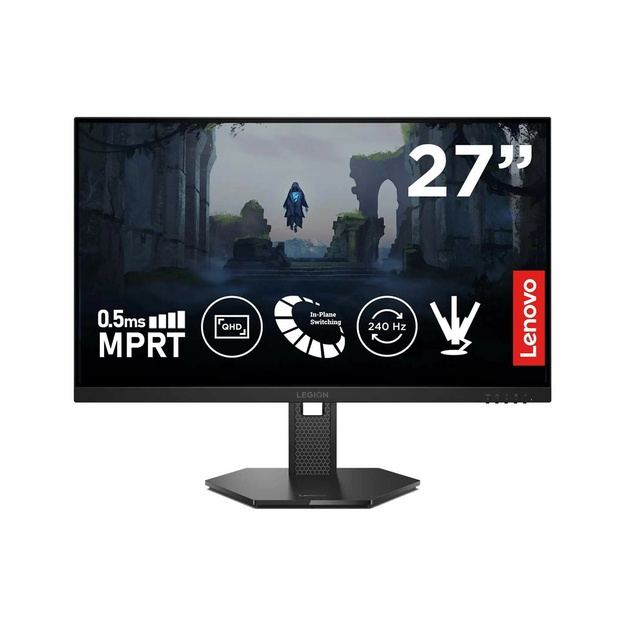 LENOVO Legion 27Q-10 LED monitor 27inch 2560x1440 QHD 240Hz IPS 300cd/m2 1000:1 HDR10 0.5ms 2xHDMI DisplayPort 3y