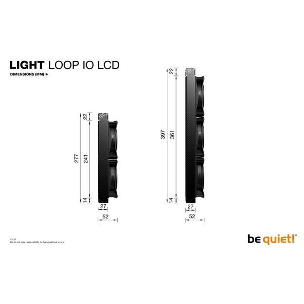 CPU COOLER S_MULTI/LIGHT LOOP IO BW034 BE QUIET
