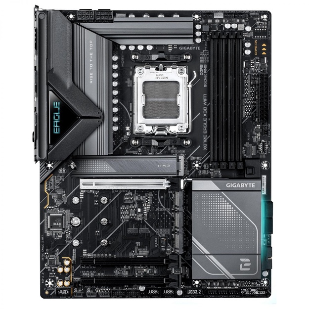 Mainboard|GIGABYTE|AMD X870E|Socket AM5|ATX|RAM DDR5-SDRAM|4xSlots|Wi-Fi Yes|Bluetooth Yes|4xNumber of M.2 (M) slots|X870EEAGLEXWF7