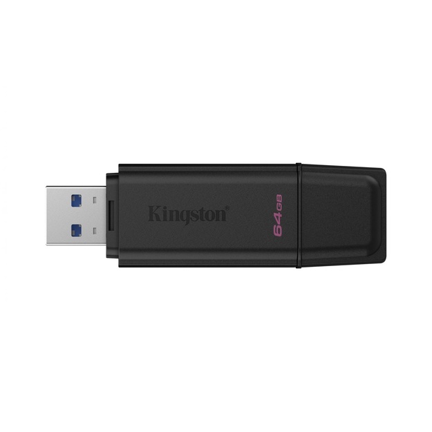 KINGSTON 64GB Portable USB 3.2 Gen 1 DataTraveler Exodia Black