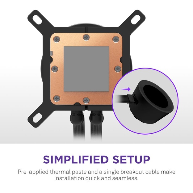 NZXT water cooling Kraken Plus 280 LCD black