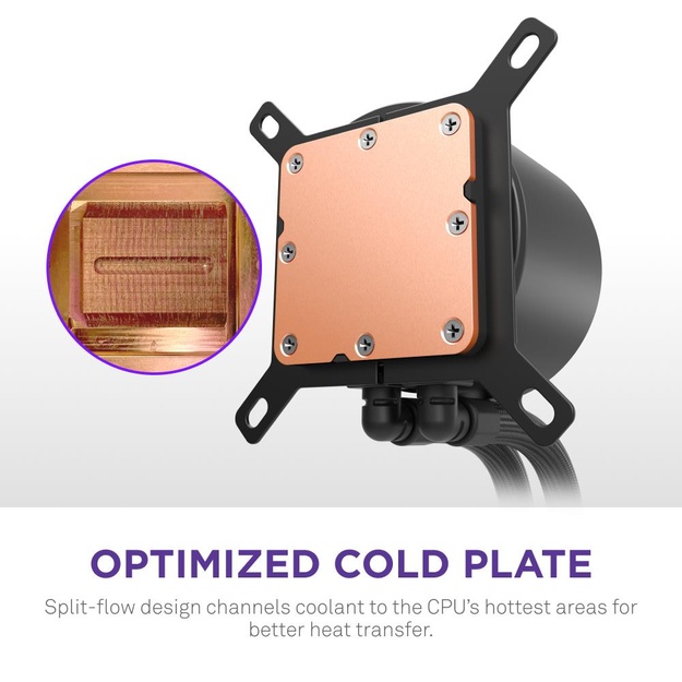 NZXT water cooling Kraken Plus 280 LCD black