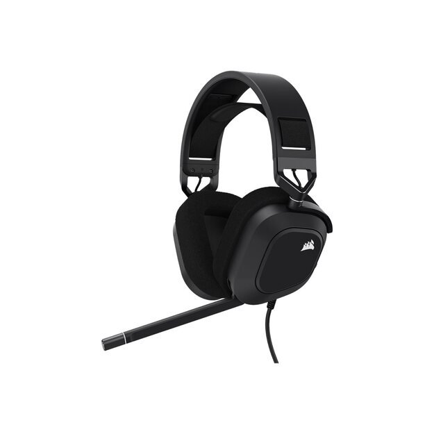 Ausinės CORSAIR HS80 RGB USB Headset Carbon EU