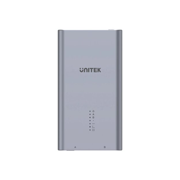 UNITEK SolidForce USB-C to PCIe/NVMe M.2 SSD 10Gbps Dual Bay Enclosure with Offline Clone S1206A