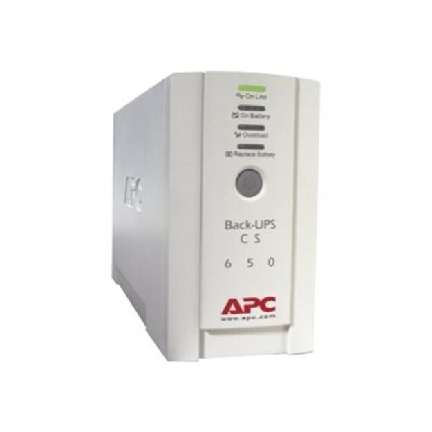 Nepertraukiamo maitinimo šaltinis UPS APC BackUPS CS 650VA USV 230V USB SER (DE) 20