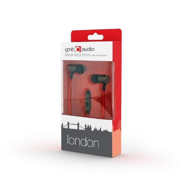 Ausinės vidinės belaidės HEADSET LONDON IN-EAR/MHS-EP-LHR GEMBIRD