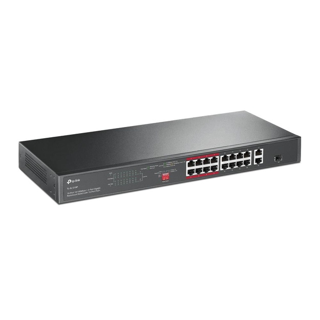 Komutatorius TP-LINK TL-SL1218P Desktop 16x10Base-T 100Base-TX PoE+ ports 16 TL-SL1218P