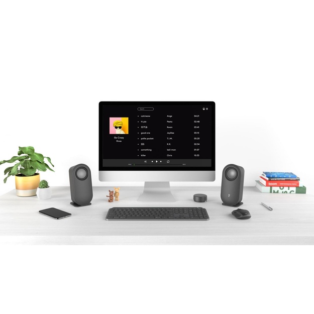 Kolonėlės Speaker|LOGITECH|Z407|Wireless|P.M.P.O. 80 Watts|1xMicro-USB|1xStereo jack 3.5mm|Bluetooth|980-001348