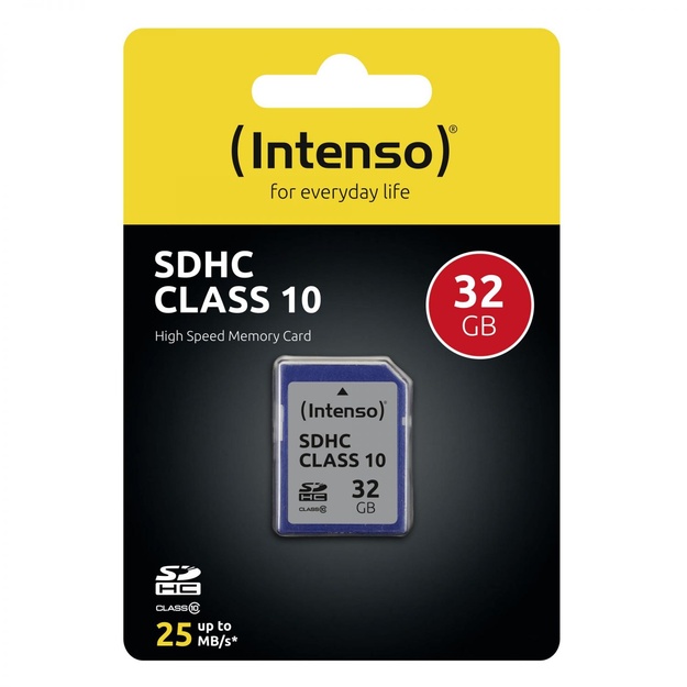 Atminties kortelė MEMORY SDHC 32GB C10/3411480 INTENSO