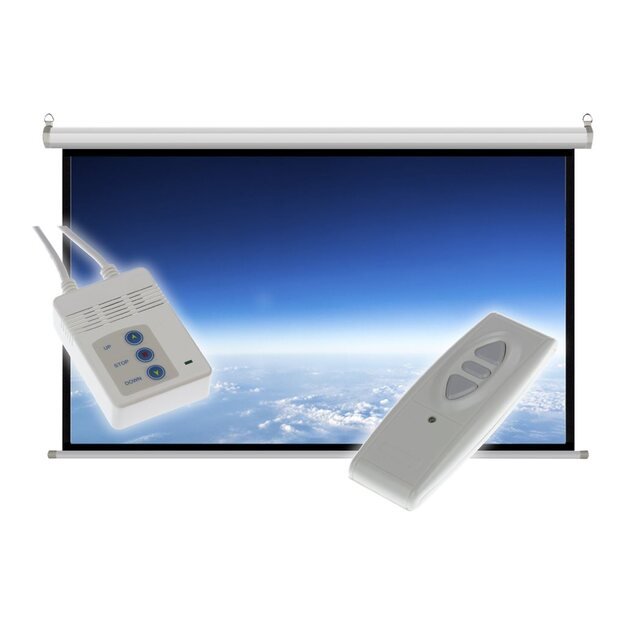 Projektoriaus ekranas ART EL F106 16:9 ART electric display 16:9 106 234x131cm with remote control FS-106 16:9