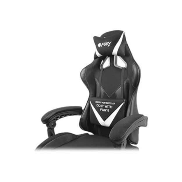 Žaidimų kėdė NATEC Fury gaming chair Avenger L black-white 36