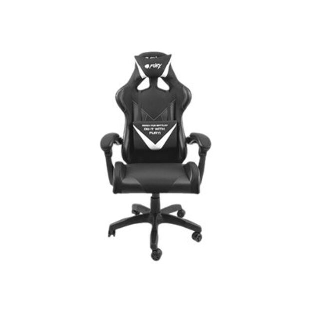 Žaidimų kėdė NATEC Fury gaming chair Avenger L black-white 35
