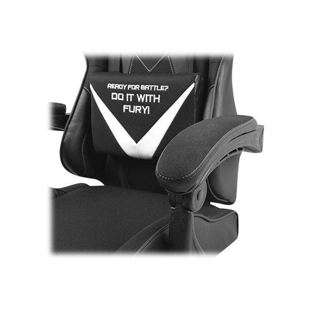 Žaidimų kėdė NATEC Fury gaming chair Avenger L black-white 33