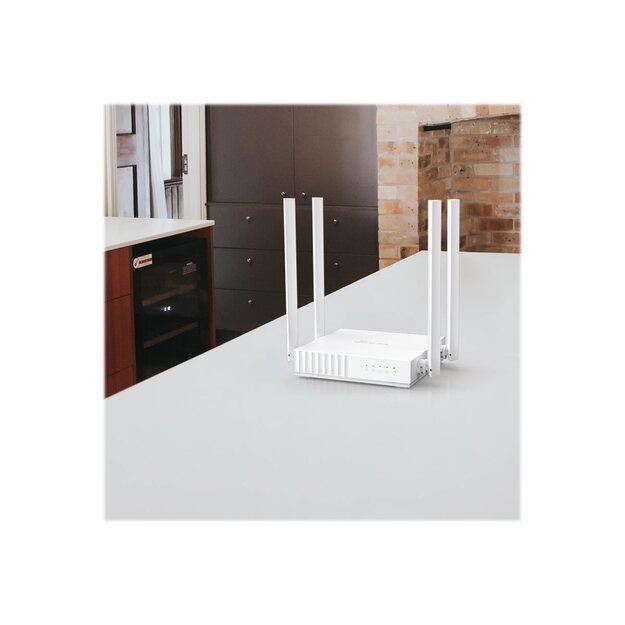 Maršrutizatorius TP-LINK Archer C24 AC750 Dual band WiFi 4xLAN 1xWAN FE 4 anteny 3in1