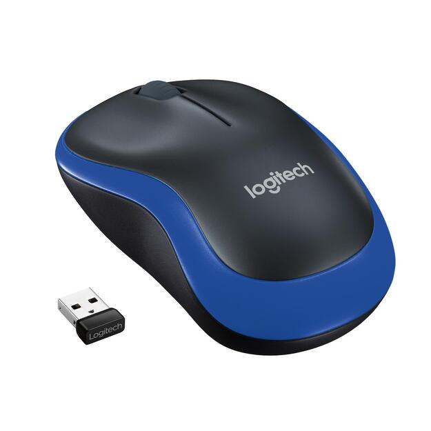Kompiuterinė pelė belaidė OPTICAL WRL M185/BLUE 910-002239 LOGITECH 15