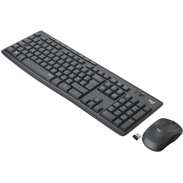 Klaviatūra + pelė komplektas KEYBOARD +MOUSE COMBO MK295/ENG 920-009800 LOGITECH