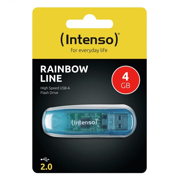 USB raktas MEMORY DRIVE FLASH USB2 4GB/3502450 INTENSO