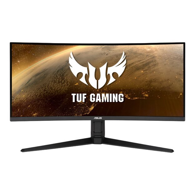 Monitorius ASUS VG34VQL1B 34inch VA WLED 3440x1440 21:9 165Hz 550cd/m2 1ms 2xHDMI 2xDP 4xUSB 3.0