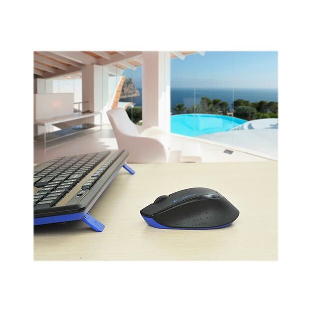 Klaviatūra + pelė komplektas LOGITECH Wireless Combo MK345 - US INTL - 2.4GHZ - INTNL 43