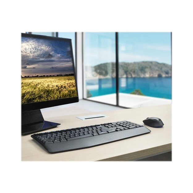 Klaviatūra + pelė komplektas LOGITECH Wireless Combo MK345 - US INTL - 2.4GHZ - INTNL 42