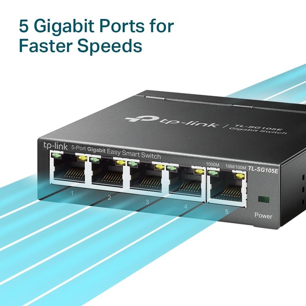Komutatorius 5PORT 1000M TL-SG105E TP-LINK