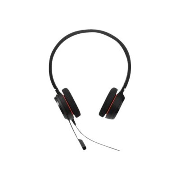 JABRA EVOLVE 20 MS Stereo USB Headband Noise cancelling USB connector with mute-button and volume control on the cord