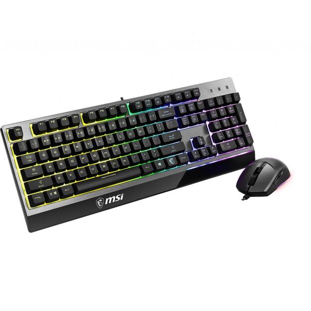 Klaviatūra + pelė komplektas KEYBOARD +MOUSE/VIGOR GK30 COMBO US MSI