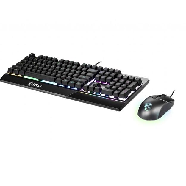 Klaviatūra + pelė komplektas KEYBOARD +MOUSE/VIGOR GK30 COMBO US MSI