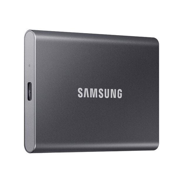 Išorinis kietasis diskas SSD |SAMSUNG|T7|2TB|USB 3.2|Write 1000 MBytes/sec|Read 1050 MBytes/sec|MU-PC2T0T/WW