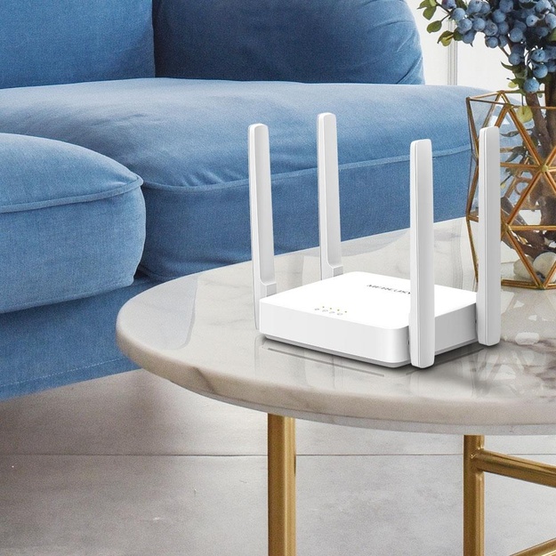 Maršrutizatorius |MERCUSYS|1167 Mbps|1 WAN|2x10/100M|Number of antennas 4|AC10