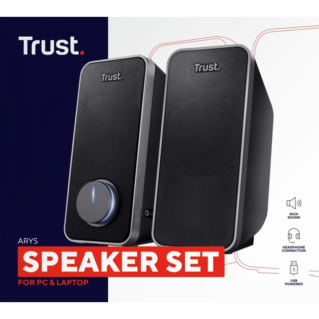 Kolonėlės Speaker|TRUST|Black|20179