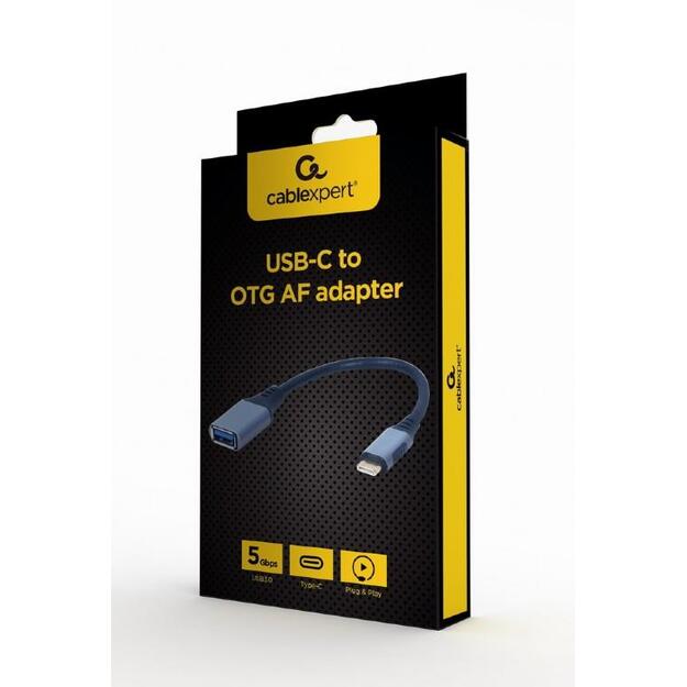 I/O ADAPTER USB-C TO USB OTG/GREY A-USB3C-OTGAF-01 GEMBIRD