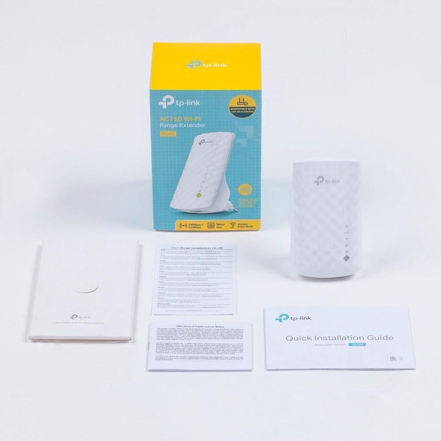 Belaidžio ryšio stiprintuvas 750MBPS RE200 TP-LINK