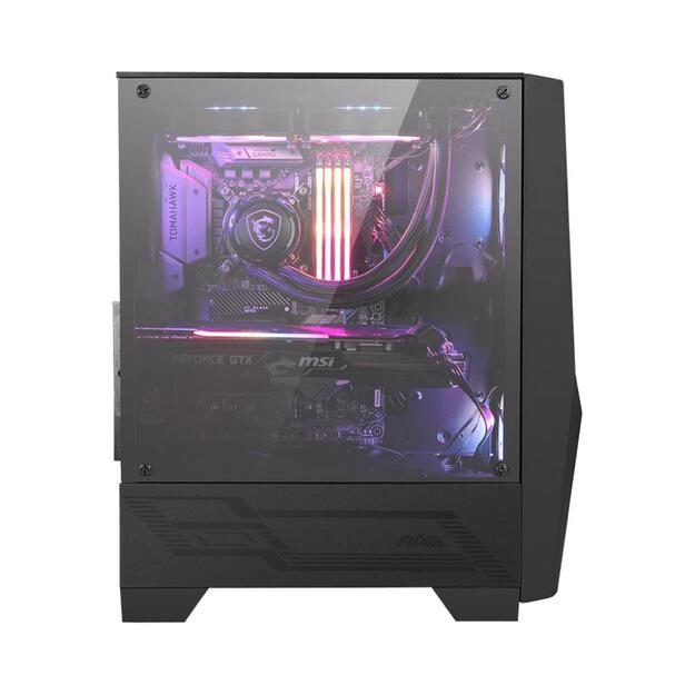 Kompiuterio korpusas |MSI|MAG Forge 100R|MidiTower|Not included|ATX|MicroATX|MiniITX|Colour Black|MAGFORGE100R