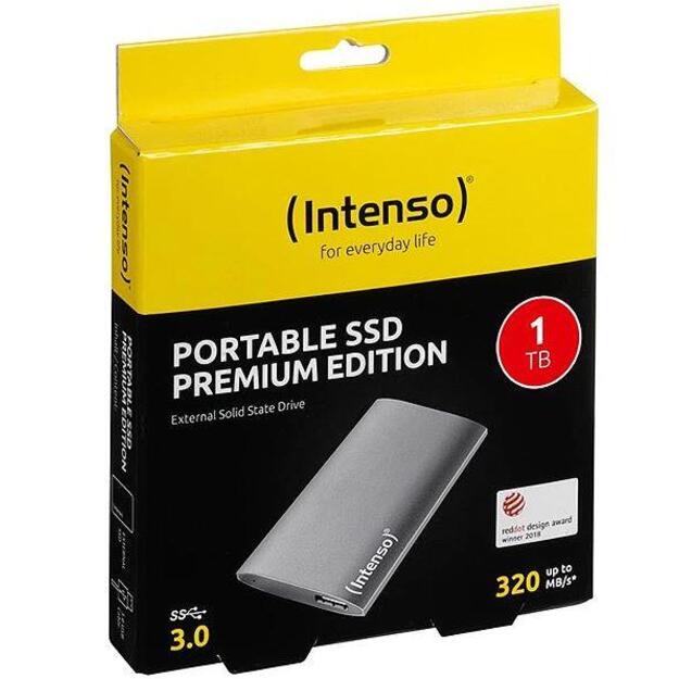 Išorinis kietasis diskas SSD |INTENSO|1TB|USB 3.0|1,8 |3823460