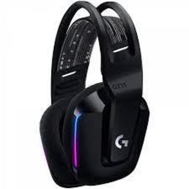 Ausinės LOGITECH G733 LIGHTSPEED Wireless RGB Gaming Headset - BLACK - EMEA