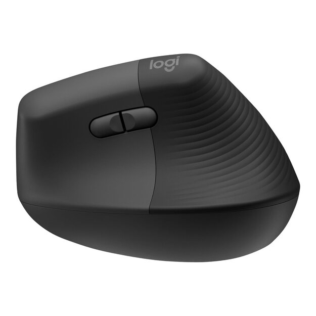 Kompiuterinė pelė belaidė LOGITECH LIFT Right Vertical Ergonomic Mouse - GRAPHITE / BLACK - EMEA