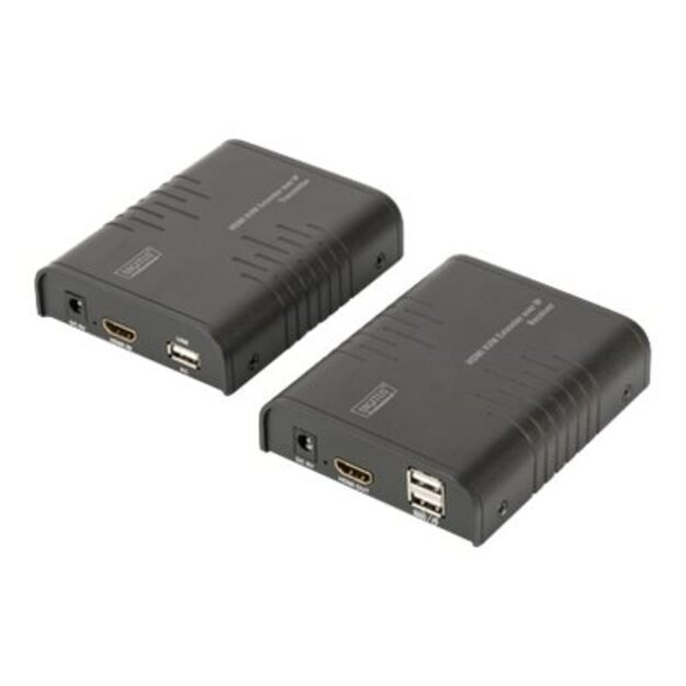 DIGITUS HDMI KVM Extender 120 m over network cable Cat 5 5E 6 Full HD 1080p