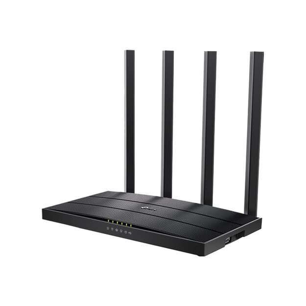 Maršrutizatorius TP-LINK 1167 Mbps USB 2.0 1 WAN 4x10/100/1000M antennas 4 ARCHERC6U