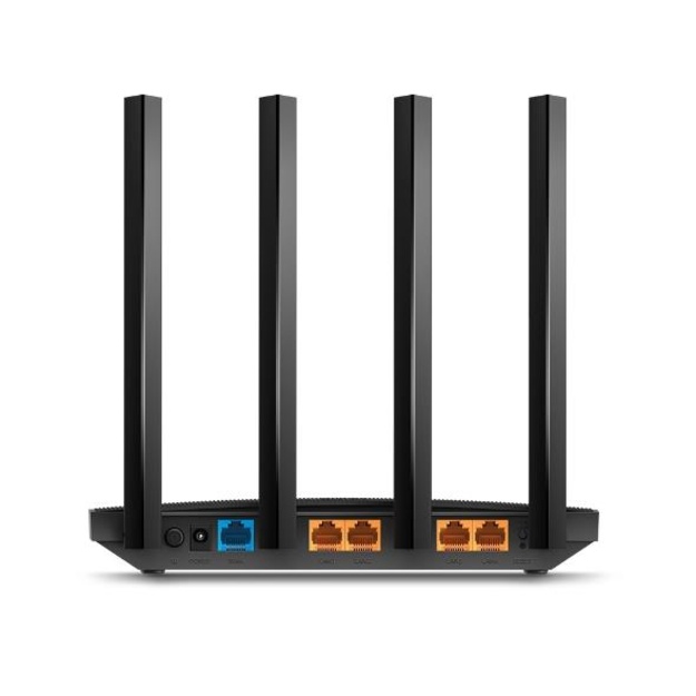Maršrutizatorius TP-LINK 1167 Mbps USB 2.0 1 WAN 4x10/100/1000M antennas 4 ARCHERC6U