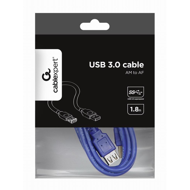 CABLE USB3 EXTENSION AM-AF/1.8M CCP-USB3-AMAF-6 GEMBIRD