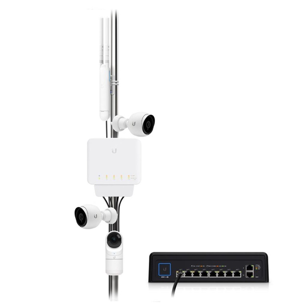 Komutatorius |UBIQUITI|USW-FLEX|5x10Base-T / 100Base-TX / 1000Base-T|PoE ports 5|15.4 Watts|USW-FLEX