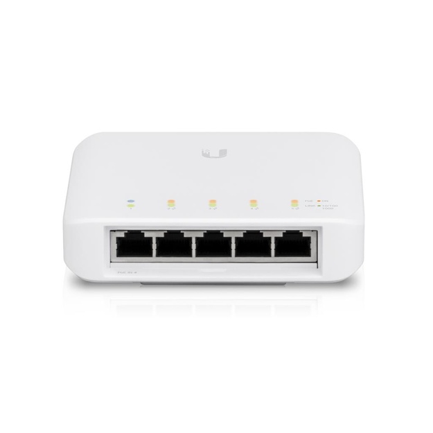 Komutatorius |UBIQUITI|USW-FLEX|5x10Base-T / 100Base-TX / 1000Base-T|PoE ports 5|15.4 Watts|USW-FLEX