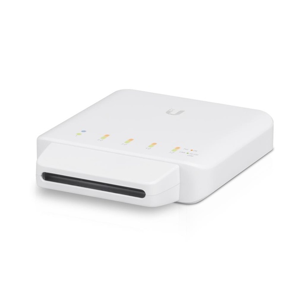 Komutatorius |UBIQUITI|USW-FLEX|5x10Base-T / 100Base-TX / 1000Base-T|PoE ports 5|15.4 Watts|USW-FLEX