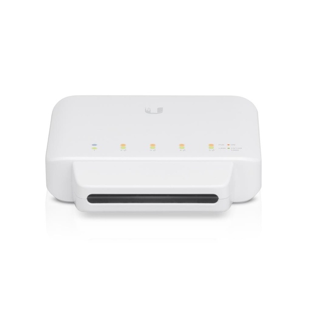 Komutatorius |UBIQUITI|USW-FLEX|5x10Base-T / 100Base-TX / 1000Base-T|PoE ports 5|15.4 Watts|USW-FLEX