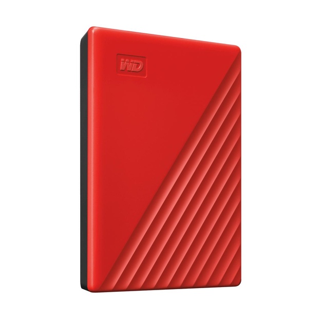 Išorinis kietasis diskas HDD |WESTERN DIGITAL|My Passport|4TB|USB 2.0|USB 3.0|USB 3.2|Colour Red|WDBPKJ0040BRD-WESN