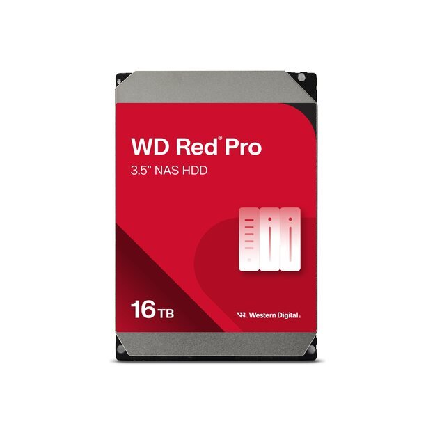 Kietasis diskas vidinis HDD|WESTERN DIGITAL|Red Pro|16TB|SATA 3.0|512 MB|7200 rpm|3,5 |WD161KFGX